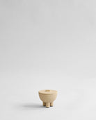 Duck Jar, Mini in Sand color, hand-glazed ceramic jar with three-legged base – 101 Copenhagen.