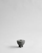 Duck Jar, Mini in Dark Grey color, hand-glazed ceramic jar with three-legged base – 101 Copenhagen.