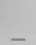Side view showing slim profile of Enkei Tray Rectangular, Petit – Silver Travertine, 101 Copenhagen.